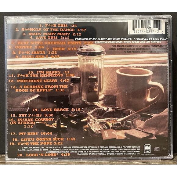 Denis Leary : Lock 'N Load CD (1997) Preowned Out of Print Comedy - Picture 2 of 3